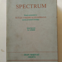 Spectrum essays presented to sutan takdir alisjahbana