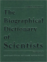 A biographical dictionary of scientists