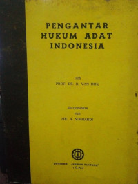 Pengantar hukum ada indonesia