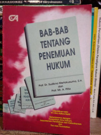 Bab-bab tentang penemuan hukum