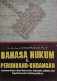 Bahasa Hukum dan Perundang-undangan