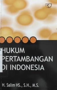 Hukum pertambangan di indonesia