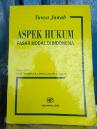 Tanya-jawab aspek hukum pasar modal di indonesia