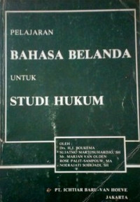 Pelajaran bahasa Belanda untuk studi hukum