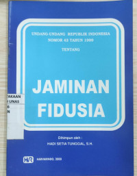 Jaminan fidusia