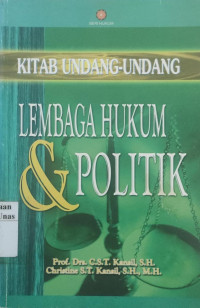 Kitab undang-undang lembaga hukum & politik