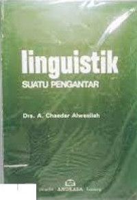 Linguistik Suatu pengantar