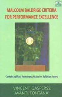 Malcolm baldrige criteria for performance excellence