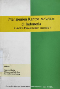 Manajemen kantor advokat di indonesia