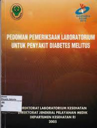 Pedoman pemeriksaan laboratorium untuk penyakit diabetes melitus