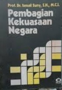 Pembagian kekuasaan negara