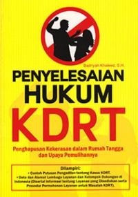 Penyelesaian hukum KDRT