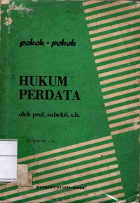 Pokok-pokok dari hukum perdata