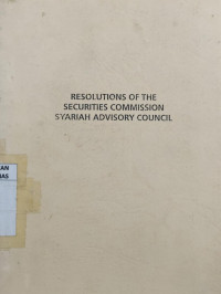 Resolutions of the securities commission syariah advisory council