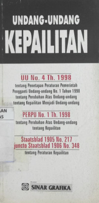 Undang-undang kepailitan