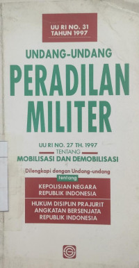 Undang-undang peradilan militer