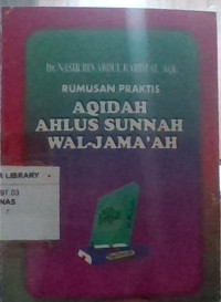 rumusan praktis aqidah ahlus sunnah wal jamaah