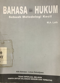 Bahasa dan hukum sebuah metodelogi kecil