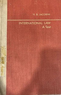 International law a text