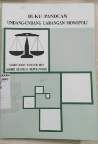 Buku panduan undang-undang larangan monopoli