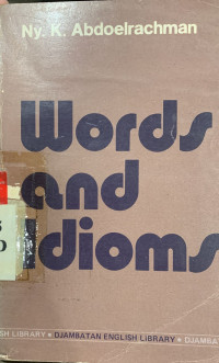 Words and idioms