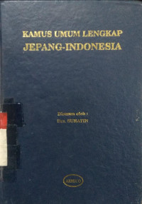 Kamus Umum Lengkap Jepang-Indonesia