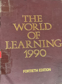 The world of learning 1990