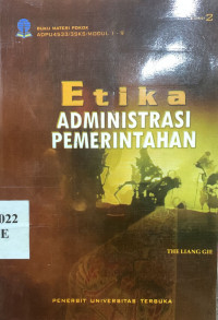 Materi pokok etika administrasi pemerintahan