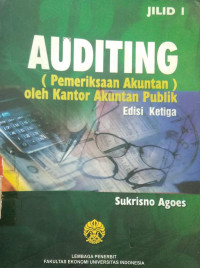 Auditing (pemeriksaan akuntan) oleh Kantor Akuntan Publik