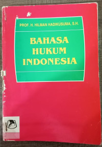 Bahasa Hukum Indonesia