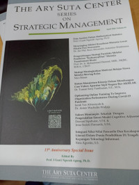 The ary suta center series on strategic management