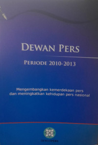 Dewan Pers Periode 2010-2013