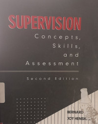 Supervision: Concepts, Skills, and Assessment