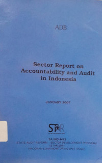 Sector Report on Accountability and Audit in Indonesia