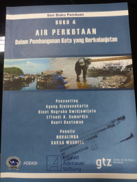 Air Perkotaan; dalam pembangunan kota yang berkelanjutan