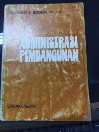 Administrasi Pembangunan