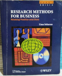 Research methods for business : metodologi penelitian untuk bisnis jilid 1