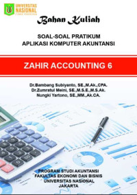 Image of Zahir Accounting 6: Soal-Soal Praktikum Aplikasi Komputer Akuntansi (Tersedia E-Book)