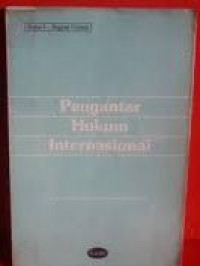 Pengantar hukum internasional: buku I - bagian umum