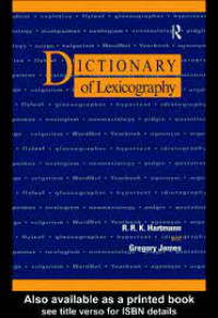 Dictionary of lexicography