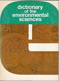 Dictionary of the  environmental Sciences