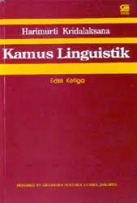 Kamus linguistik (edisi ketiga)