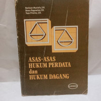 asas-asas hukum perdata dan hukum dagang