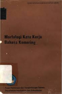 Morfologi kata kerja bahasa komering