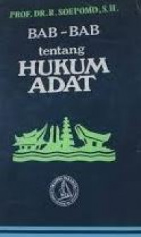 Bab-bab tentang hukum adat