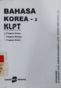 Bahasa korea 2 : tingkat dasar