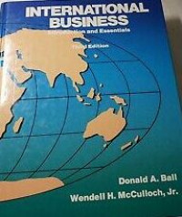 International business introduction and essentials (third edition)