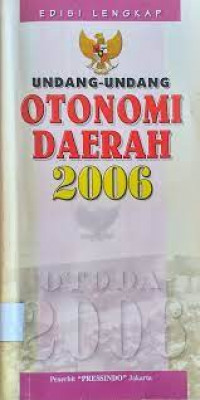 Undang-undang otonomi daerah 2006