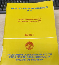 Masalah-masalah demokrasi (S3) buku 1