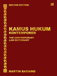 Kamus Hukum Kontemporer : The Contemporary Law Dictionary